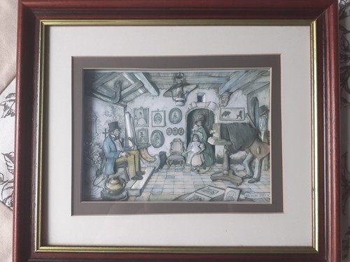 Anton pieck framed art - anton,