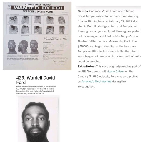 Fbi wanted poster wardell - fbi,