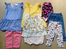 Baby Girl  12-18 Months Clothes Bundle inc Next, Zara, top, yellow dress