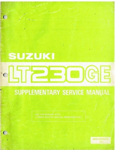 Suzuki lt230geg atv quad bike - atv,