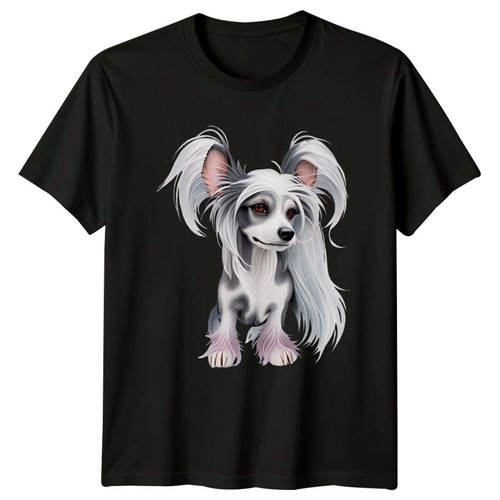 Chinese crested dog portrait - crested,