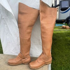 BUCKET TOP Boots Sealed Knot ECWS, Pirate re-enactment 17thc, LARP