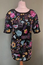 Frank Usher Black Sequin