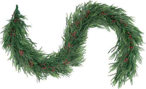 Norfolk pine christmas garland - norfolk,