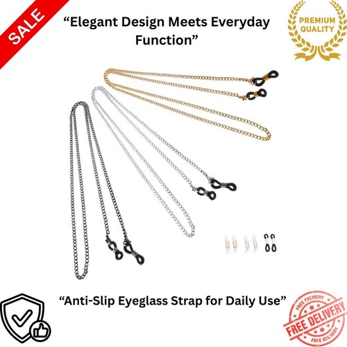 Metal glasses chains - metal, for