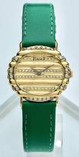 Piaget 18K Solid Gold Diamond Set 1970’s Vintage Ladies Watch, 27mm, Serviced