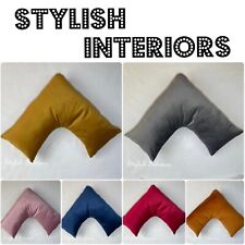 Plush Velvet V Shaped Maternity/Pregnancy Body Support Nursing Pillow Cushion