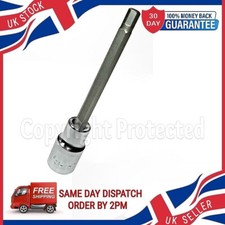 LONG 125MM HEX 1/2" DRIVE SOCKET 7MM ALAN ALLEN KEY SINGLE BIT FOR BRAKE CALIPER