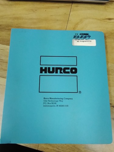 Hurco programming - hurco, nc