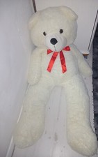 Giant White Teddy Bear Soft Premium Quality Big 54 inches Huge Stuffed Animal...