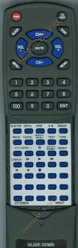 Replacement remote for - for, marantz