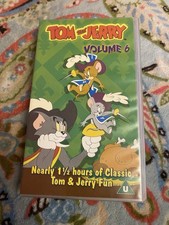 Tom And Jerry Volume 6 VHS Video Retro Children’s Cat & Mouse Cartoon