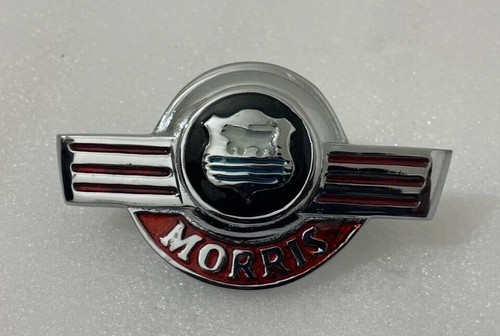 Morris minor bonnet badge - minor,