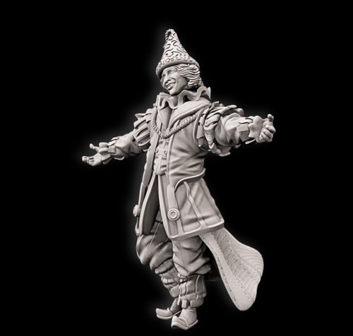 Medieval circus clown - -,