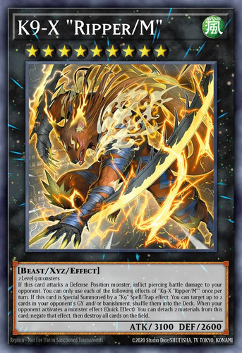 Yugioh bpro en043 k9 x - yugioh, k9-x