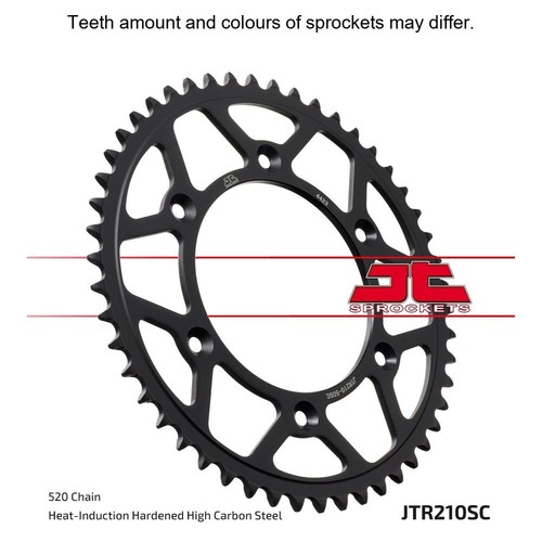 Steel rear sprocket teeth - jt,