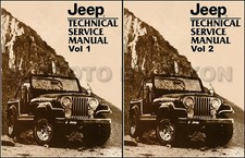 1982 Jeep Shop Manual CJ5 CJ7 CJ8 Cherokee Wagoneer Truck Scrambler Repair 82