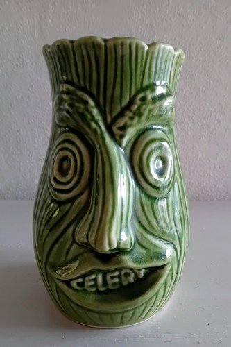 Vintage green face celery - green,