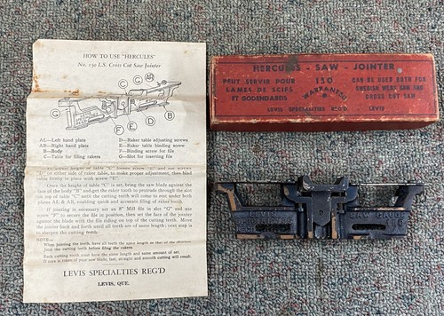 Vintage levis cross cut - cross, saw