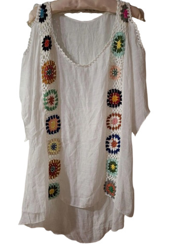 Shein white boho crochet - shein,
