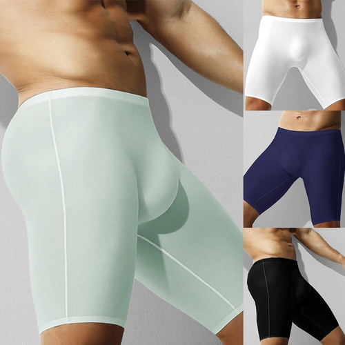 Mens ice silk underwear long - underwear,