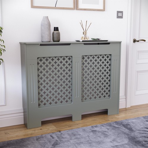White radiator cover shelf - white,