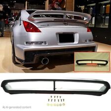 For 03-08 Nissan 350Z RS Style Trunk Boot Spoiler ABS LED Light Black UK Seller 