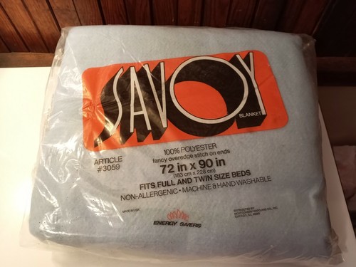 Vintage savoy blue full twin - vintage,