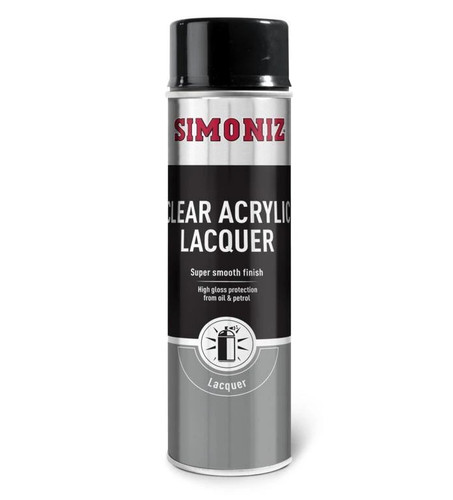 Simoniz clear acrylic lacquer - clear,