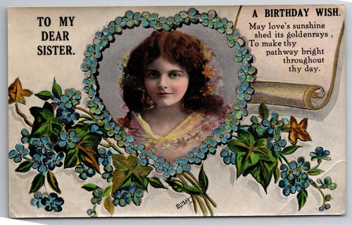 Vintage postcard dear - postcard, my
