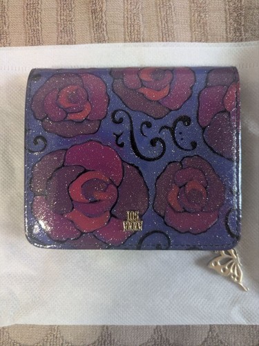 Anna sui bifold wallet rose - sui,