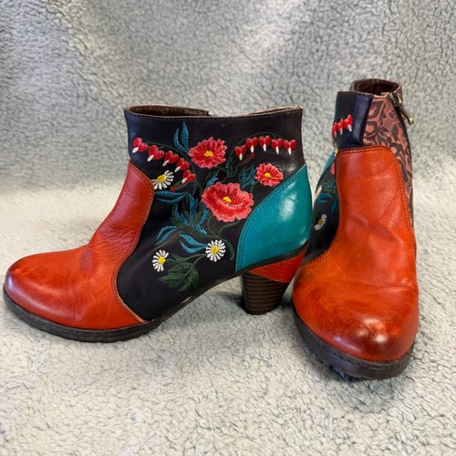Socofy leather boots - boots, 39