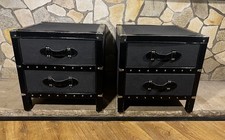 Bedside Drawers Cabinet Grey