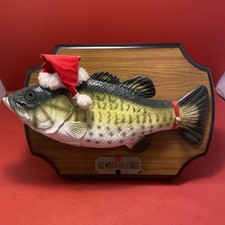 Rare Vintage Big Mouth Billy Bass 1999 Santa Christmas Holiday Jingle Bell