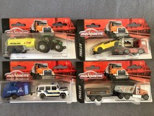 4 x Majorette Diecast Trailers - Brand New Models - Free Tracked Postage