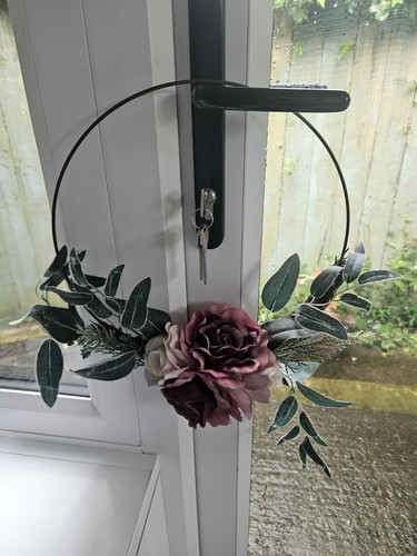 Floral roses door hanging - floral,