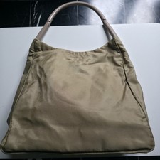 PRADA Handle Bag Khaki Nylon