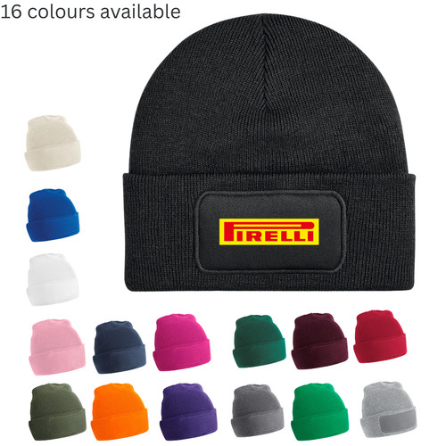 Cuffed knit beanie with - cuffed,