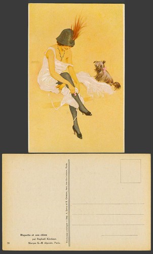 Raphael kirchner old - kirchner, postcard