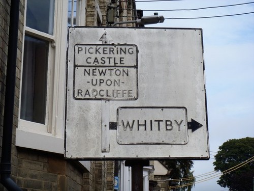 Photo 6x4 old road - road, sign