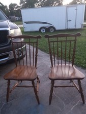 solid antique wooden chairs