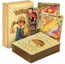 55Pcs Pokemon Card Foil GOLD