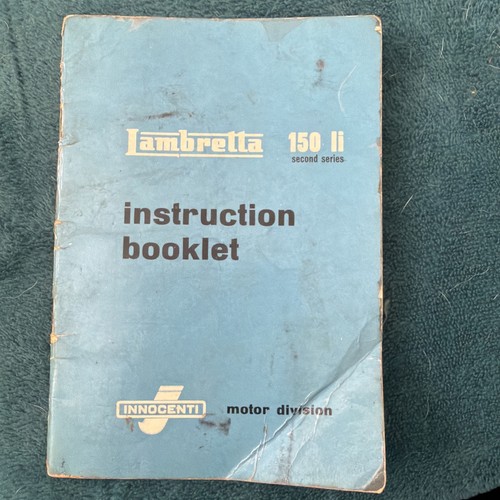 Lambretta 150 instruction - 150, li