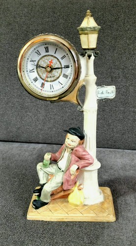 Vintage figurine mantel - mantel, clock
