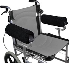 2Pcs Wheelchair Armrest Pads Soft Memory Foam Wheelchair Armrest Covers NEW
