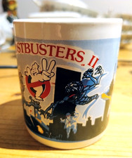 PAIR OF RARE COLOROLL VINTAGE MUGS GHOSTBUSTERS 2 1989