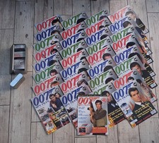 007 Spy Files Magazines Full Set of 32, + Incomplete Trading Cards - Fabbri 2002
