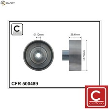 DEFLECTIONGUIDE PULLEY VRIBBED
