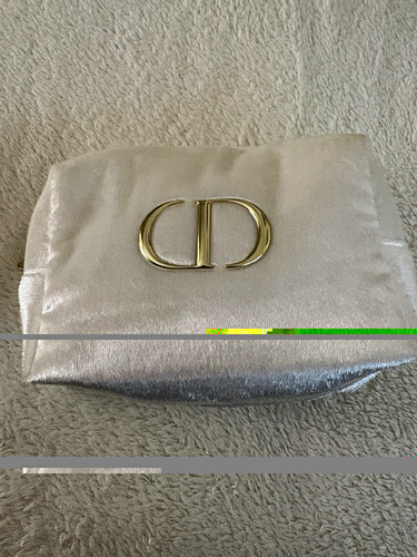 Dior velvet makeup bag