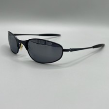 Oakley A-Wire Black Iridium Sunglasses with Case Vintage